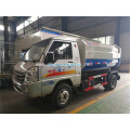 3 cbm hang bucket trash compactor truck